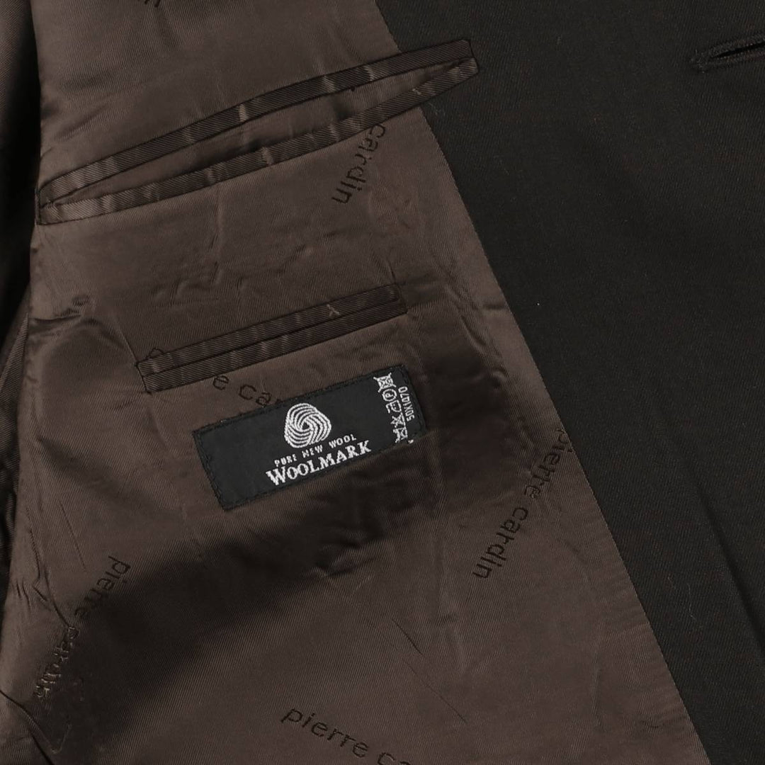 Pierre Cardin Classic Collection Wool Tailored Jacket, Men's Size XL wool brown type Vintage Second Hand