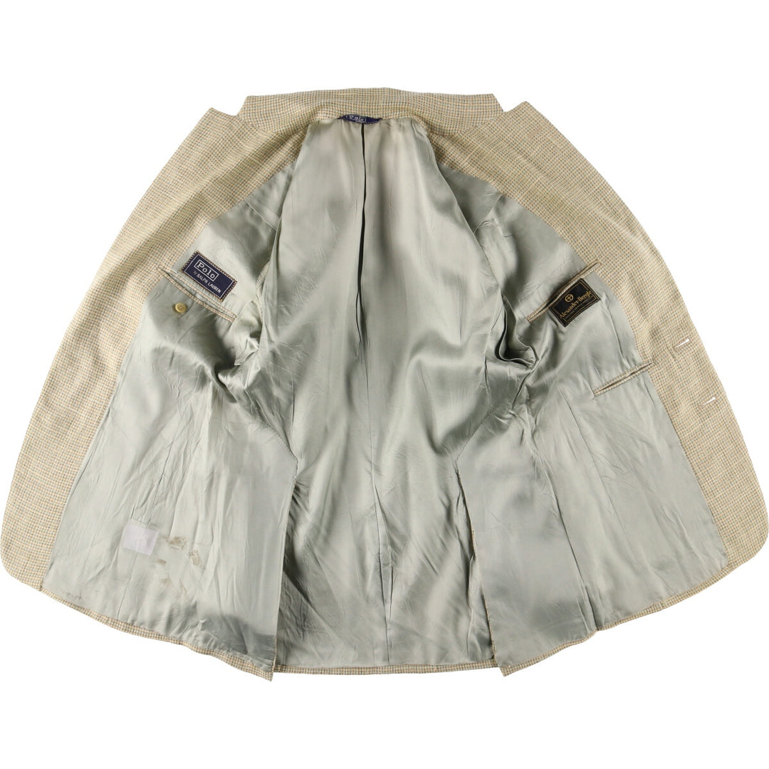 Ralph Lauren POLO by Ralph Lauren tailored jacket, men's size M unclear Beige type Vintage Second Hand