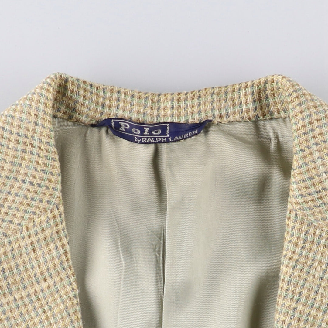 Ralph Lauren POLO by Ralph Lauren tailored jacket, men's size M unclear Beige type Vintage Second Hand