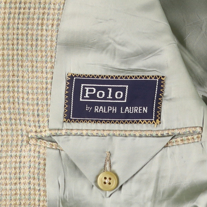 Ralph Lauren POLO by Ralph Lauren tailored jacket, men's size M unclear Beige type Vintage Second Hand