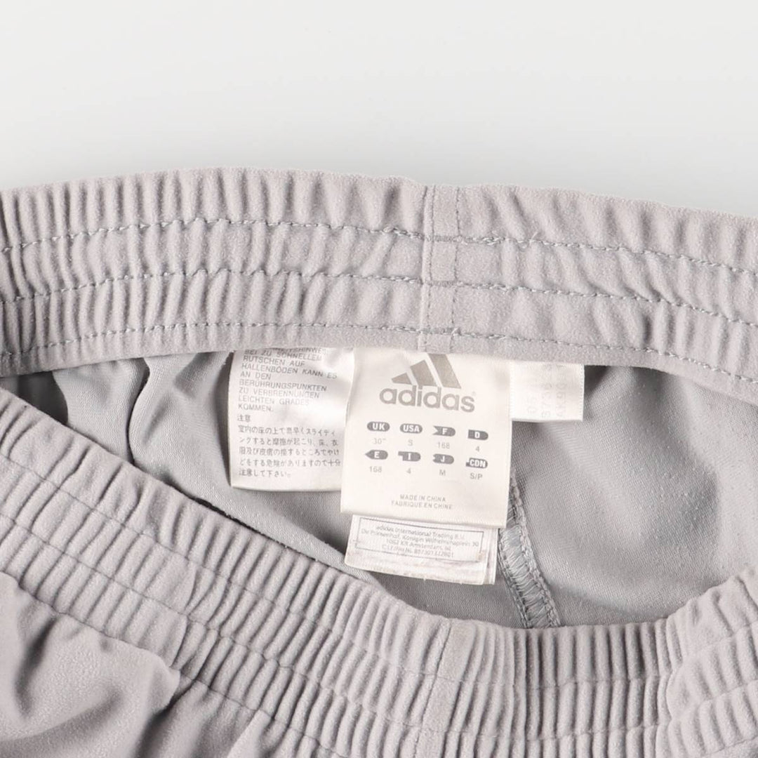 2000'S Adidas Track Pants, Women's Size Small polyester gray type Vintage Second Hand