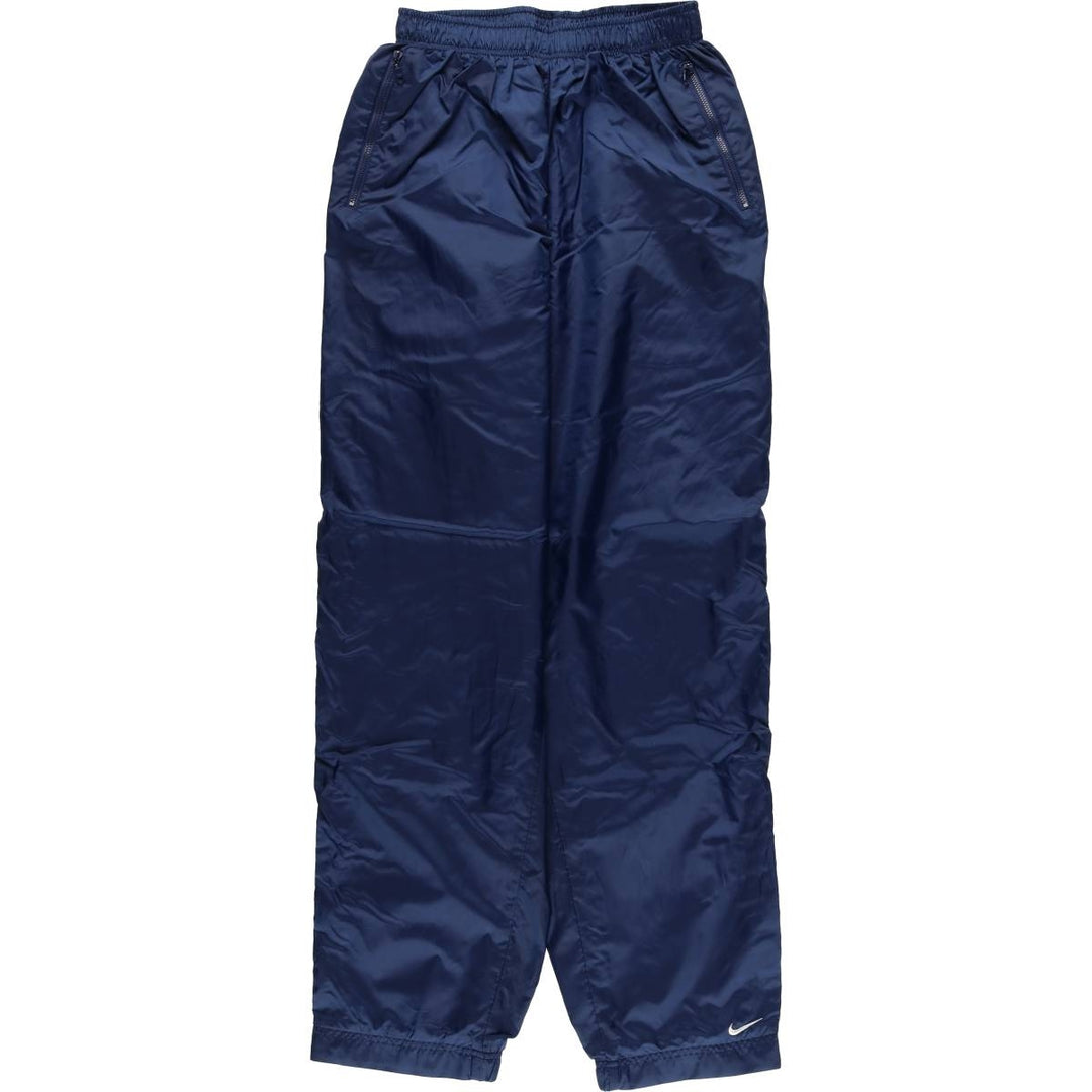 2000'S Nike Nylon Pants, Shaka Shaka Pants, Women's Size L Nylon navy blue type Vintage Second Hand