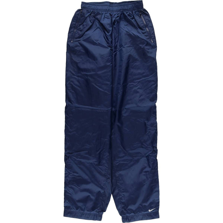 2000'S Nike Nylon Pants, Shaka Shaka Pants, Women's Size L Nylon navy blue type Vintage Second Hand