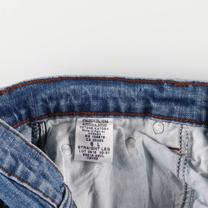 2000'S Harley-Davidson Straight Leg Denim Pants, Made in Canada, Women's Size L (W28) cotton blue type Vintage Second Hand
