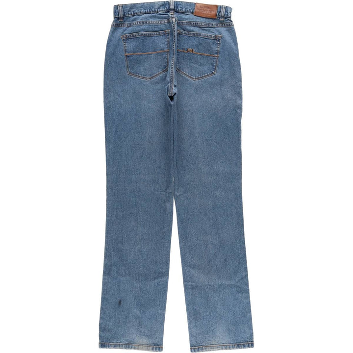 2000'S Ralph Lauren LRL LAUREN JEANS COMPANY Flare Cut Denim Pants Women's Size L (W30) cotton blue type Vintage Second Hand