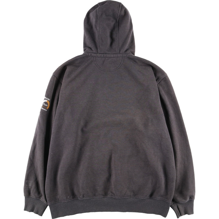 Carhartt Original Fit Half-Zip Hoodie, Men's XL cotton gray type Vintage Second Hand