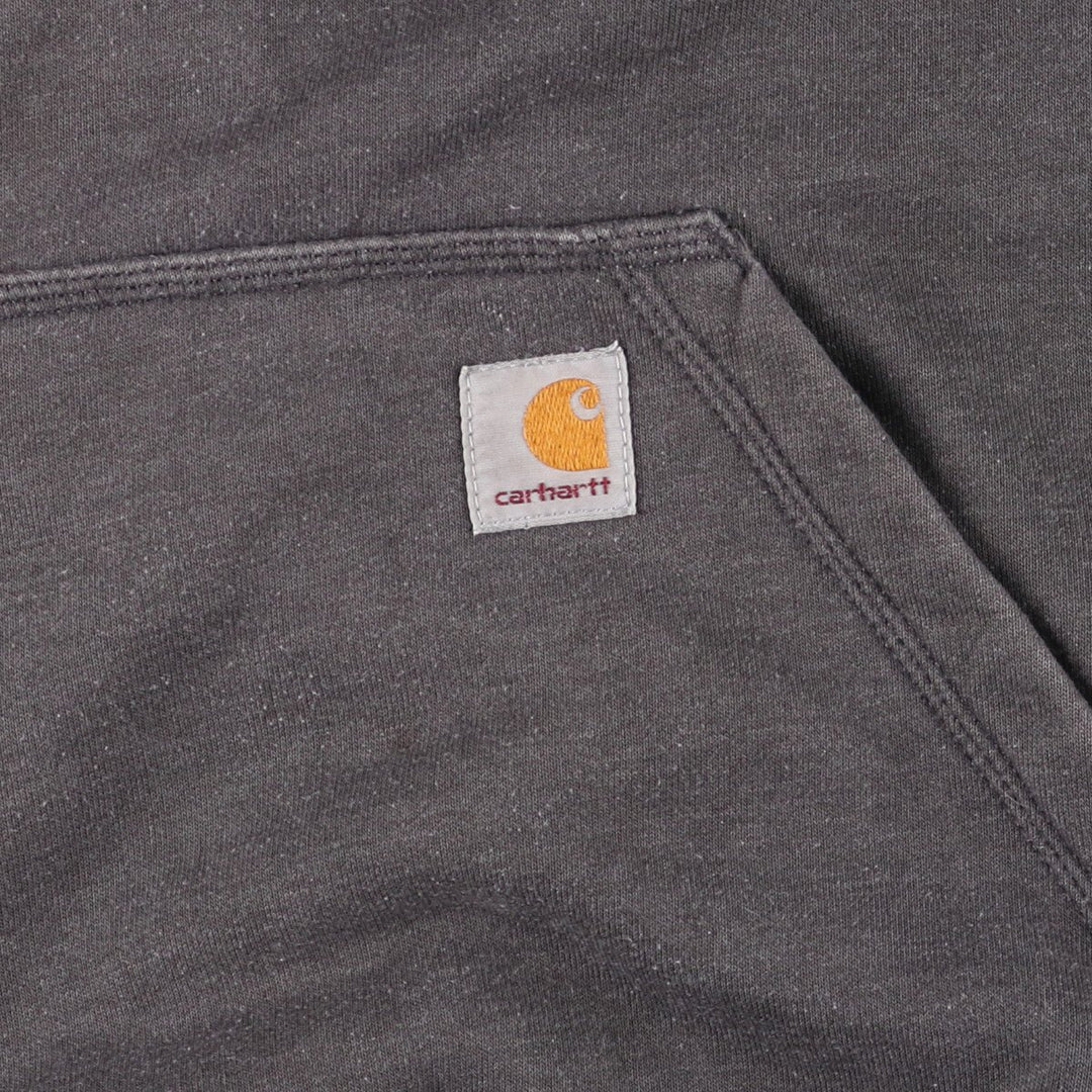 Carhartt Original Fit Half-Zip Hoodie, Men's XL cotton gray type Vintage Second Hand