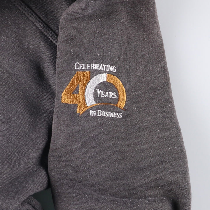 Carhartt Original Fit Half-Zip Hoodie, Men's XL cotton gray type Vintage Second Hand