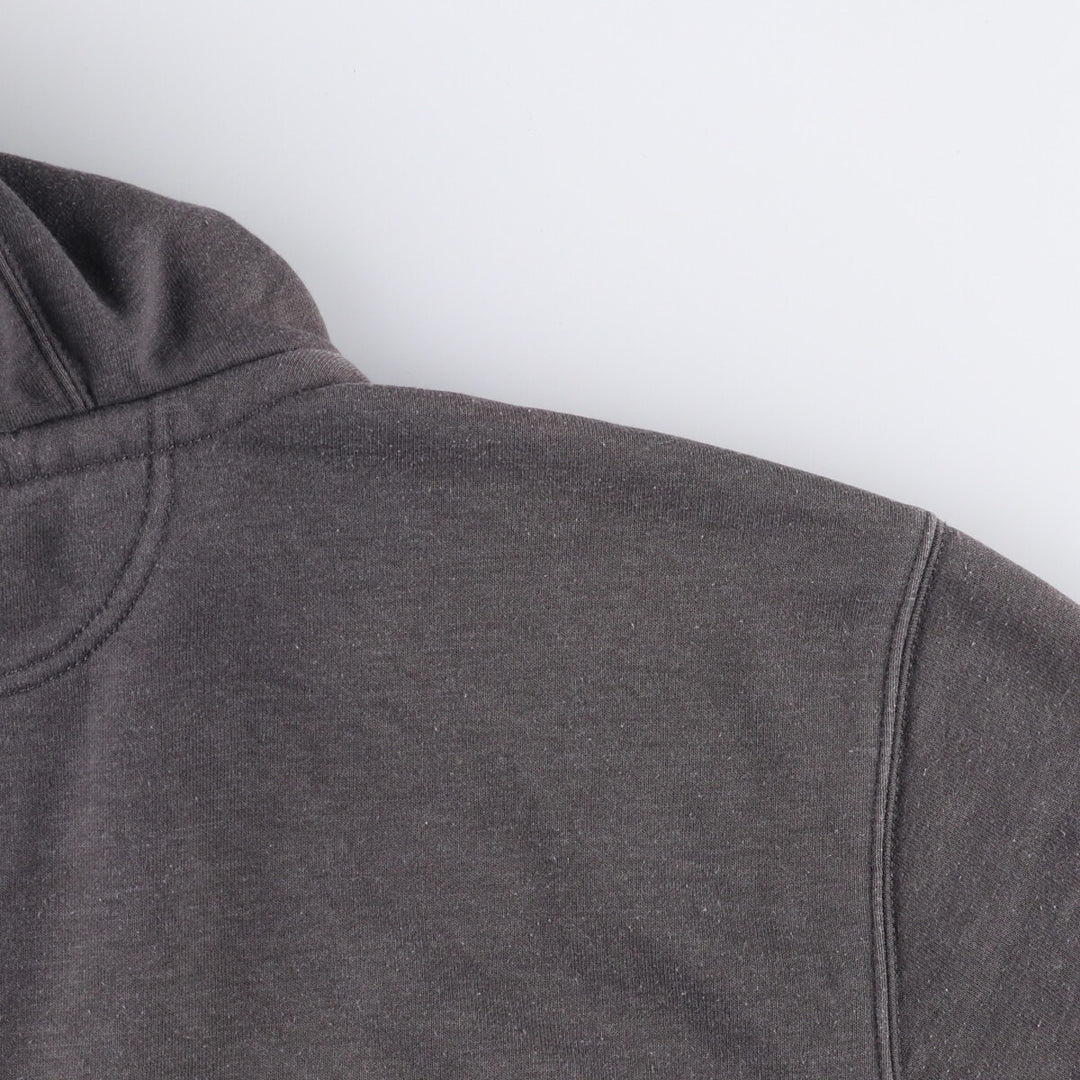 Carhartt Original Fit Half-Zip Hoodie, Men's XL cotton gray type Vintage Second Hand