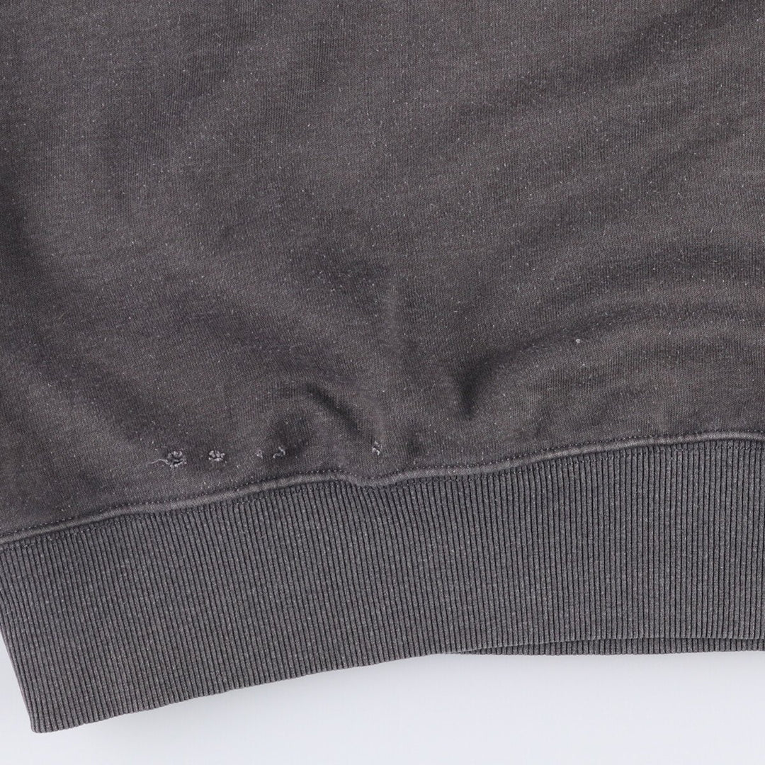 Carhartt Original Fit Half-Zip Hoodie, Men's XL cotton gray type Vintage Second Hand