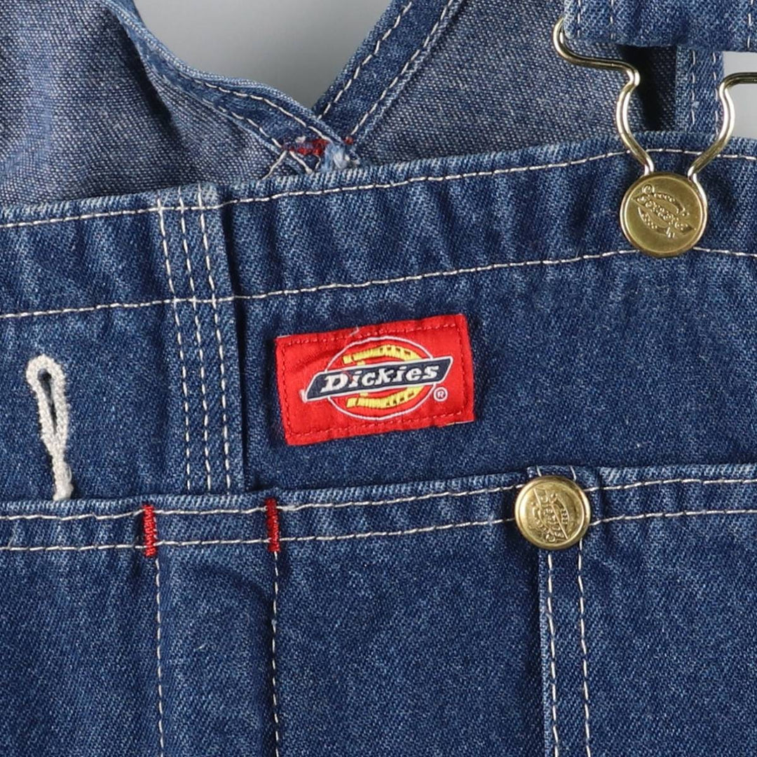 Dickies denim overalls for men, equivalent to W39 cotton blue type Vintage Second Hand