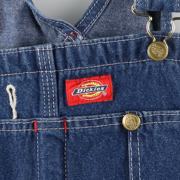 Dickies denim overalls for men, equivalent to W39 cotton blue type Vintage Second Hand