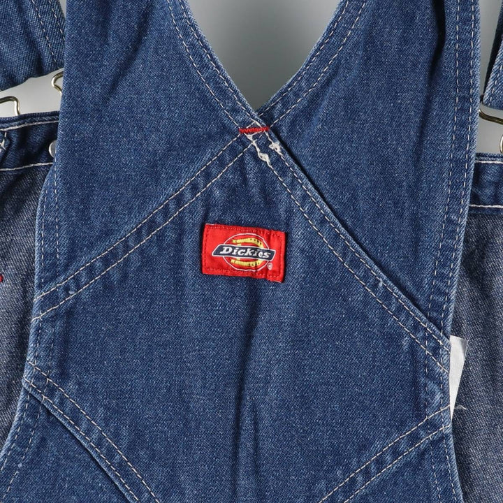 Dickies denim overalls for men, equivalent to W39 cotton blue type Vintage Second Hand