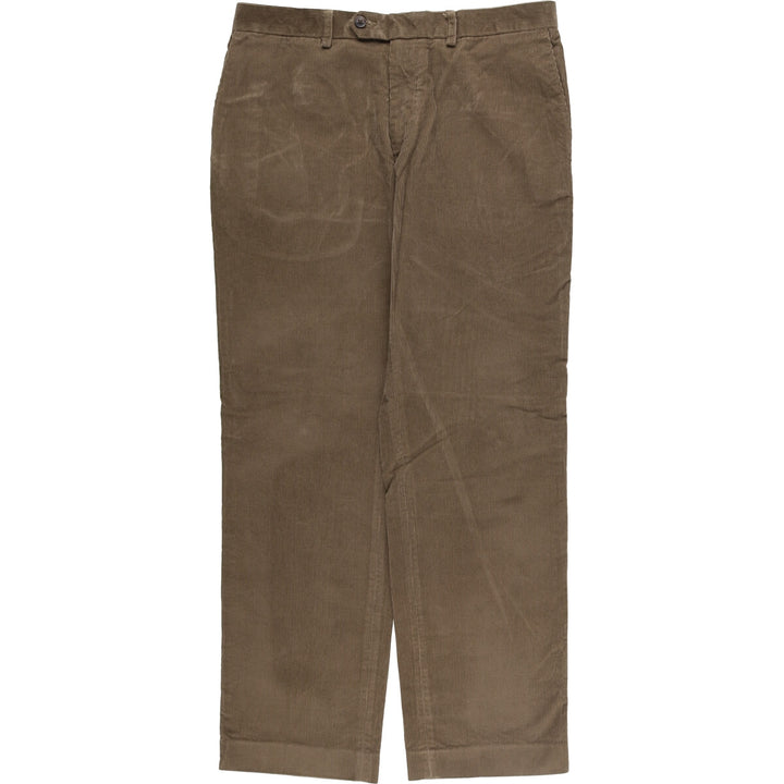 Ralph Lauren LAUREN Lauren Corduroy Pants Men's W33 equivalent cotton beige type brown Vintage Second Hand