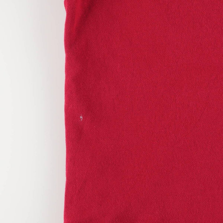 00'S Ralph Lauren POLO JEANS COMPANY sweatshirt pullover hoodie, men's XL size cotton red type Vintage Second Hand