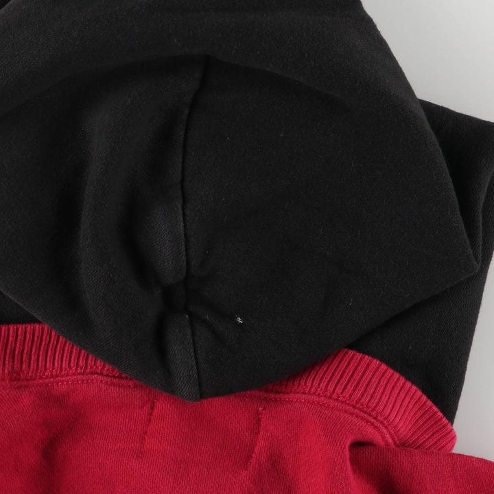 00'S Ralph Lauren POLO JEANS COMPANY sweatshirt pullover hoodie, men's XL size cotton red type Vintage Second Hand