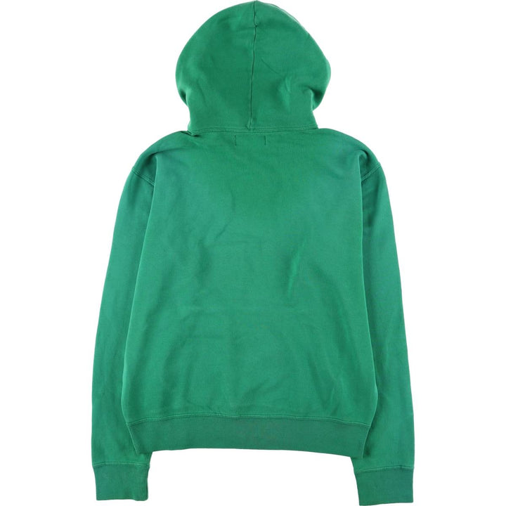 Ralph Lauren POLO by Ralph Lauren sweatshirt pullover hoodie, men's size S Pima Cotton green type Vintage Second Hand