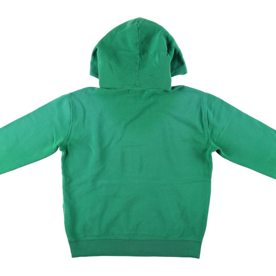 Ralph Lauren POLO by Ralph Lauren sweatshirt pullover hoodie, men's size S Pima Cotton green type Vintage Second Hand