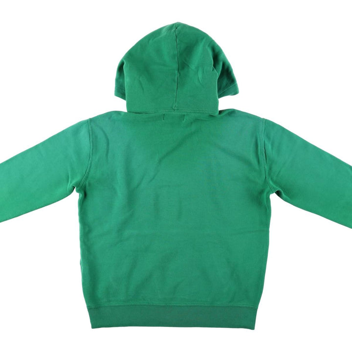 Ralph Lauren POLO by Ralph Lauren sweatshirt pullover hoodie, men's size S Pima Cotton green type Vintage Second Hand