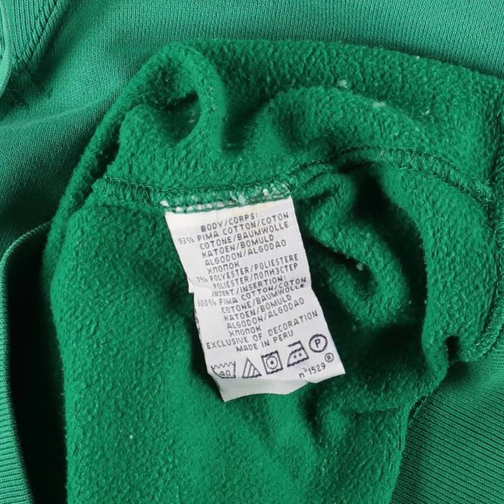 Ralph Lauren POLO by Ralph Lauren sweatshirt pullover hoodie, men's size S Pima Cotton green type Vintage Second Hand