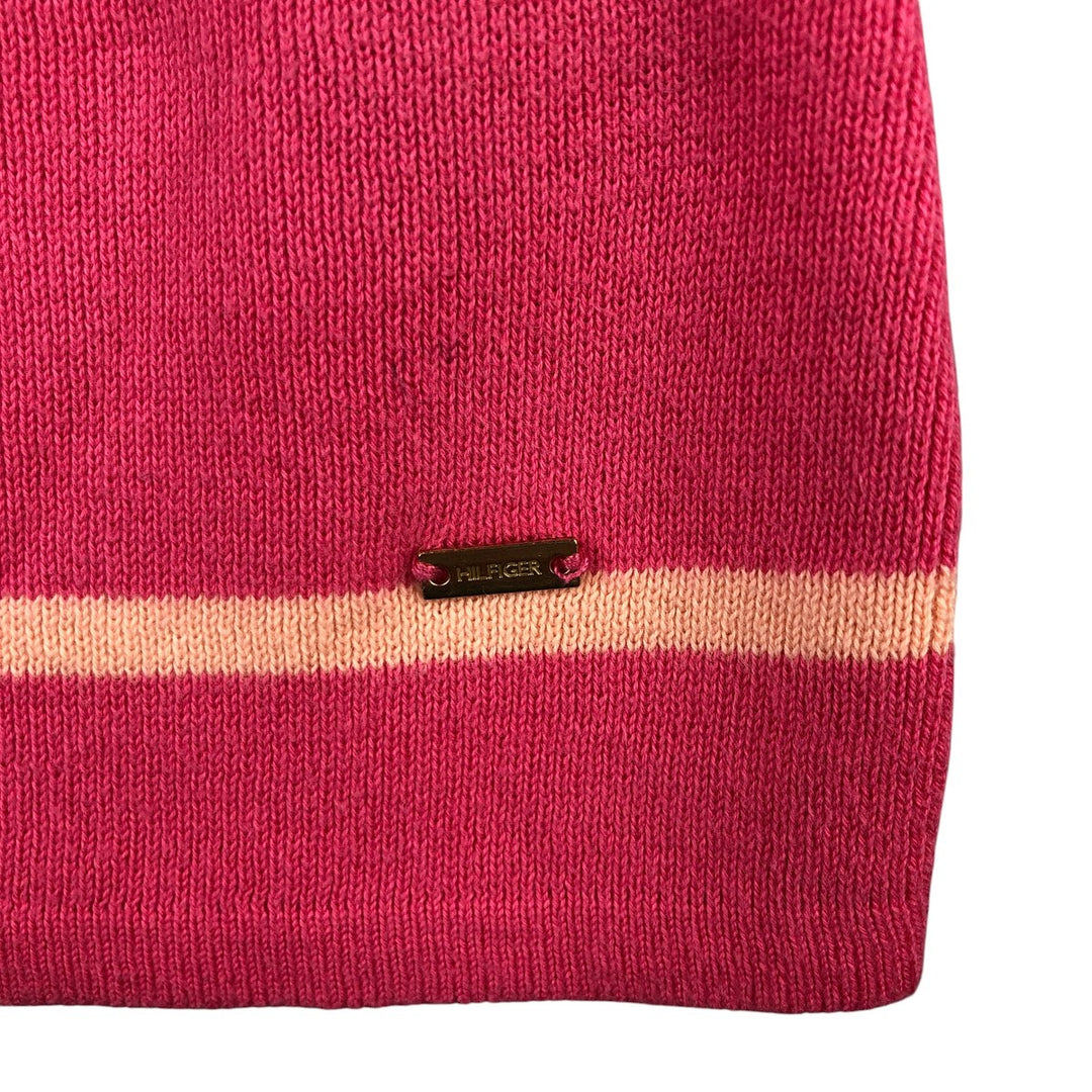 Tommy Hilfiger Striped Pima Cotton Knit Sweater, Women's Size XS Pima Cotton red type Vintage Second Hand