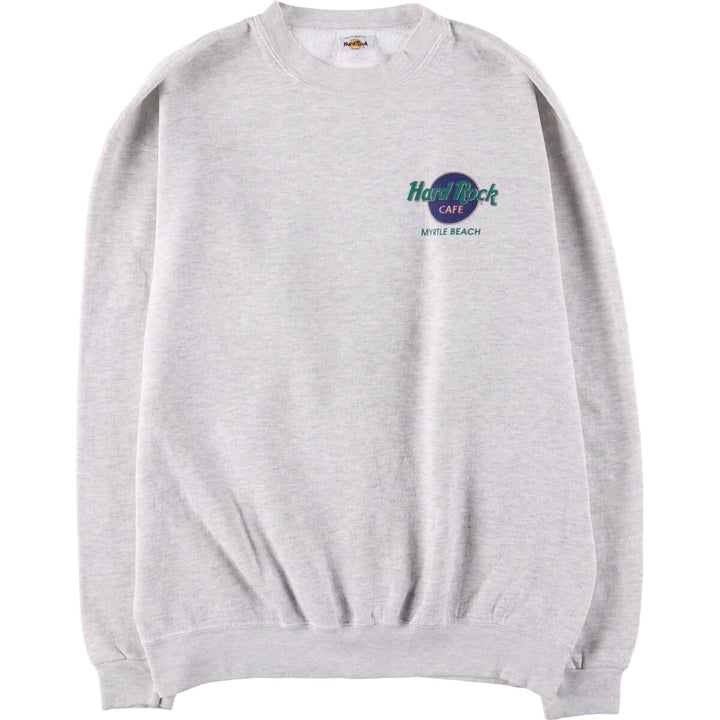 Hard Rock Cafe Advertising Sweatshirt, Men's Size L cotton gray type Vintage Second Hand