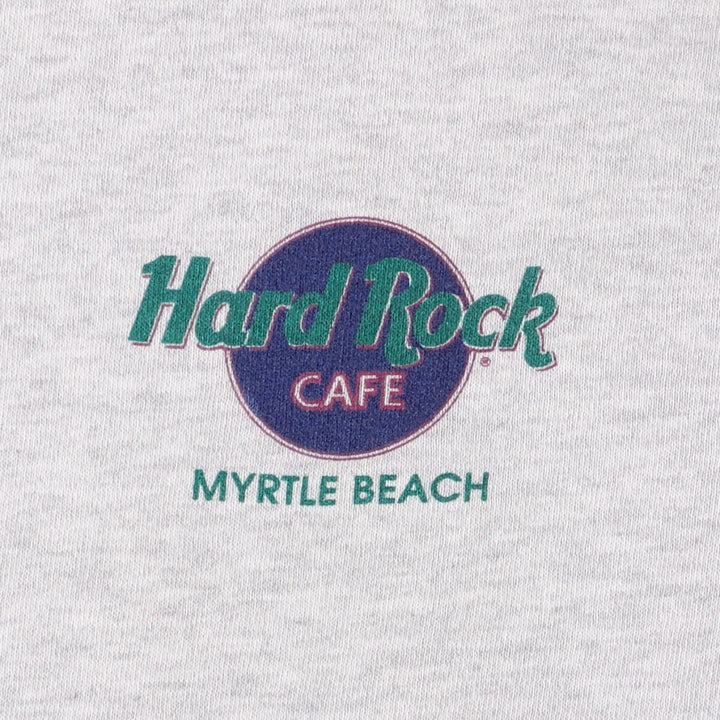 Hard Rock Cafe Advertising Sweatshirt, Men's Size L cotton gray type Vintage Second Hand