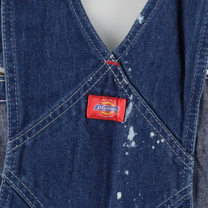 Dickies denim overalls for men, equivalent to w37 cotton blue type Vintage Second Hand