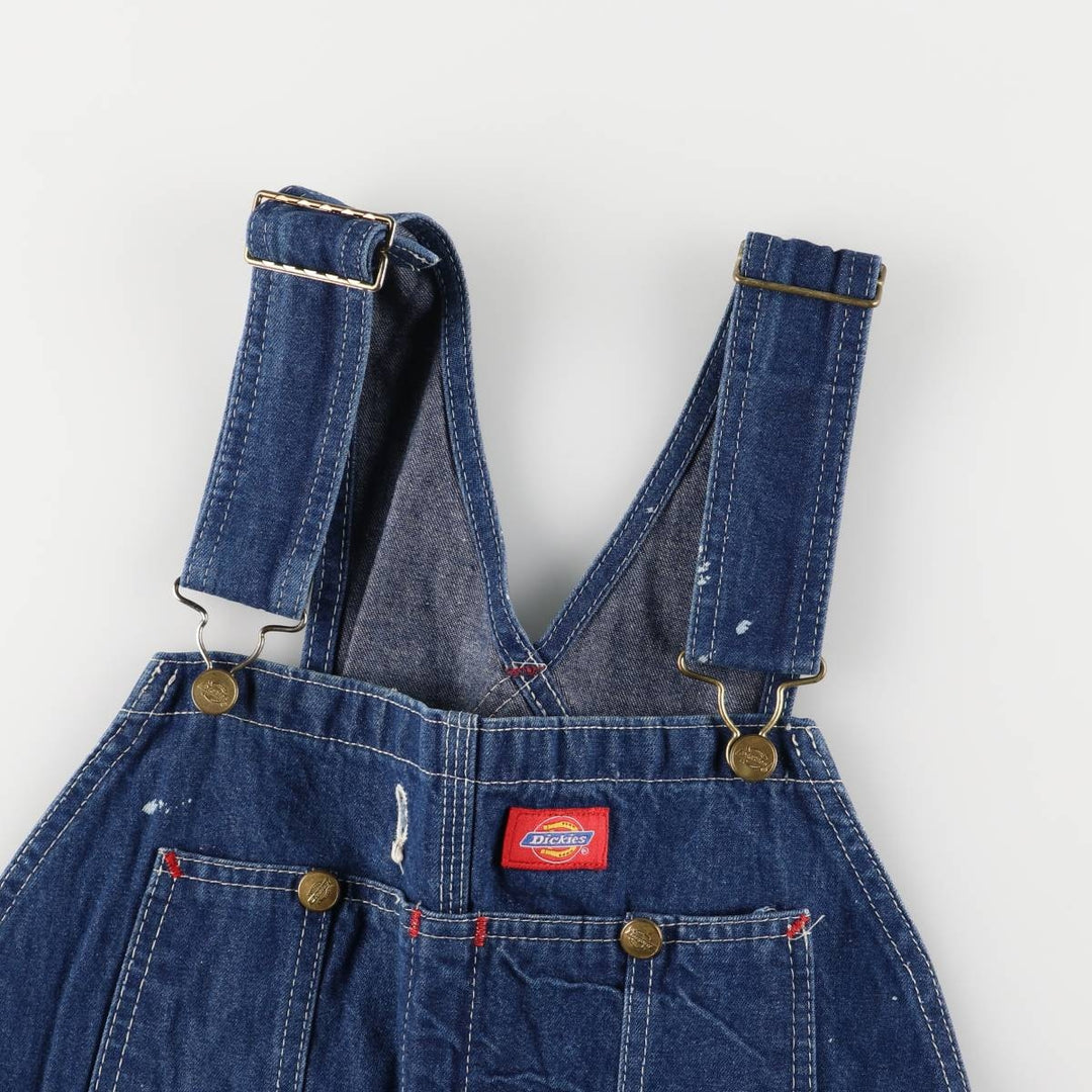 Dickies denim overalls for men, equivalent to w37 cotton blue type Vintage Second Hand