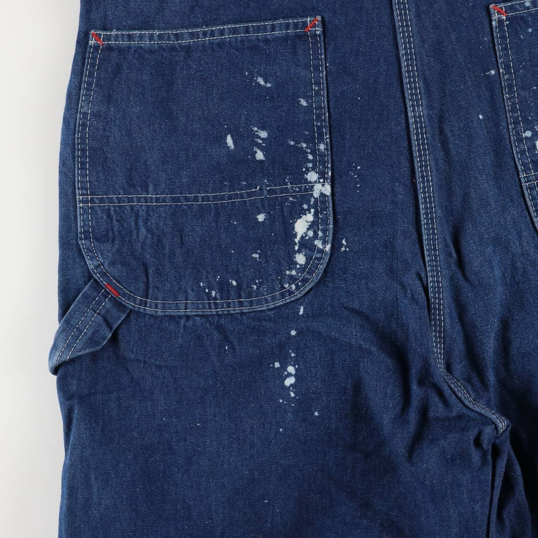 Dickies denim overalls for men, equivalent to w37 cotton blue type Vintage Second Hand