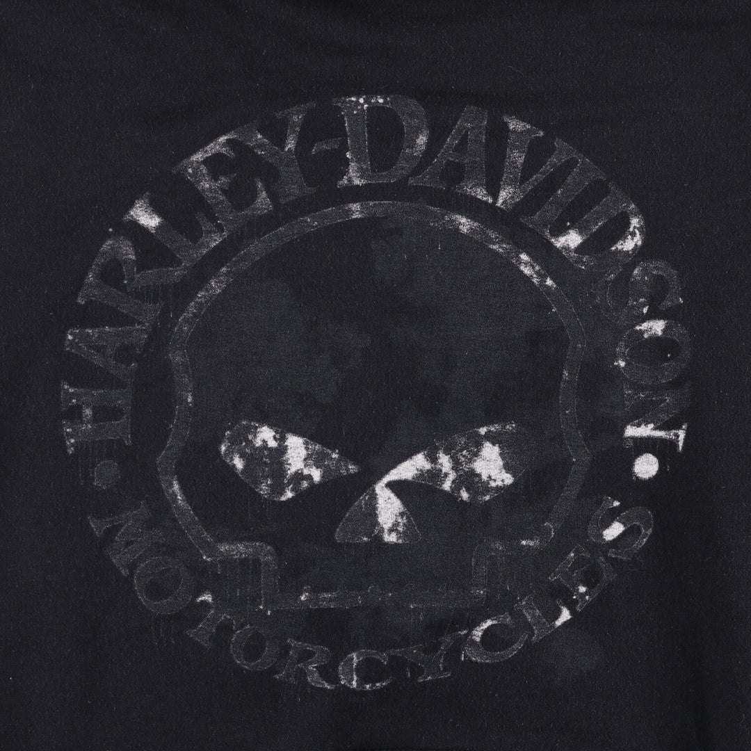 Harley-Davidson Sweatshirt Pullover Hoodie Men's XXL cotton black type Vintage Second Hand