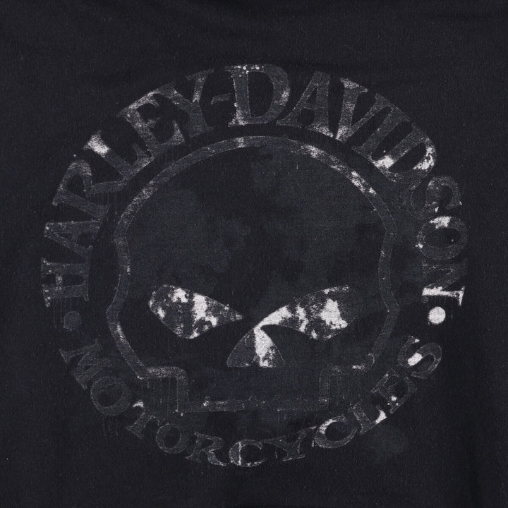 Harley-Davidson Sweatshirt Pullover Hoodie Men's XXL cotton black type Vintage Second Hand