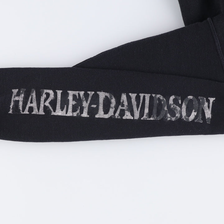 Harley-Davidson Sweatshirt Pullover Hoodie Men's XXL cotton black type Vintage Second Hand