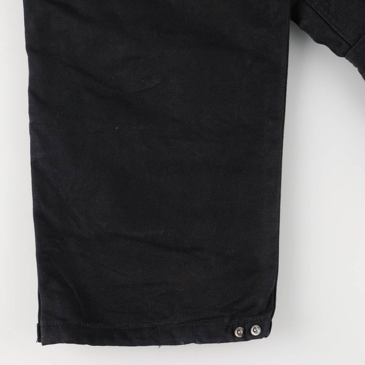 Oversized Carhartt double-knee duck overalls, men's size W46 unclear black type Vintage Second Hand