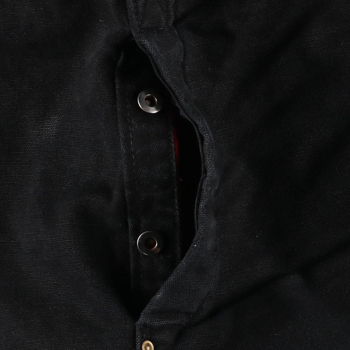 Oversized Carhartt double-knee duck overalls, men's size W47 unclear black type Vintage Second Hand