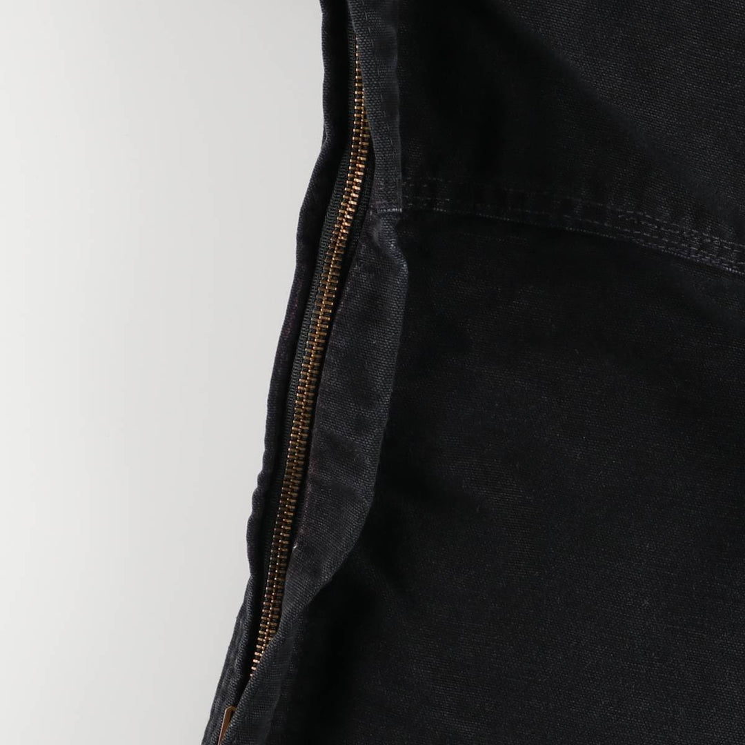 Oversized Carhartt double-knee duck overalls, men's size W47 unclear black type Vintage Second Hand