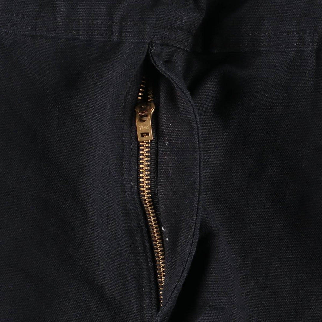 Oversized Carhartt double-knee duck overalls, men's size W50 cotton black type Vintage Second Hand