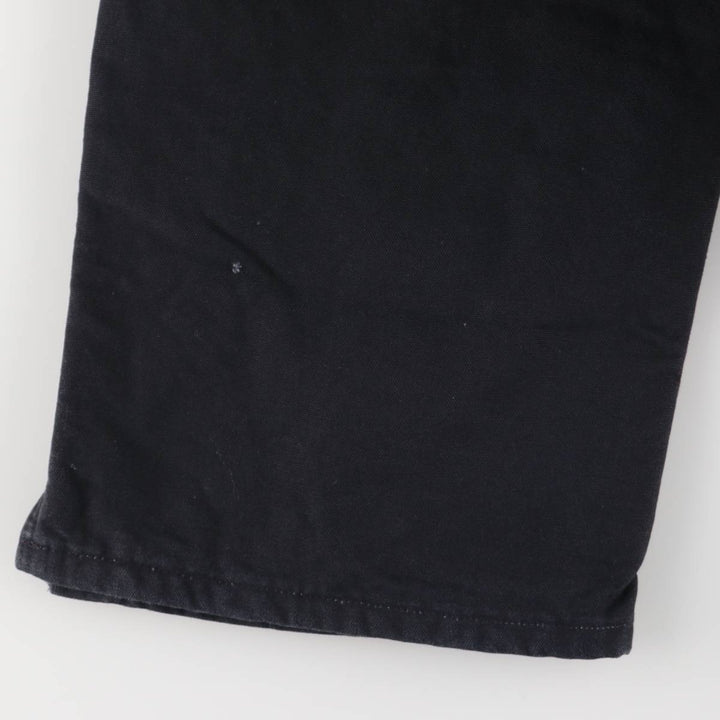 Oversized Carhartt double-knee duck overalls, men's size W50 cotton black type Vintage Second Hand