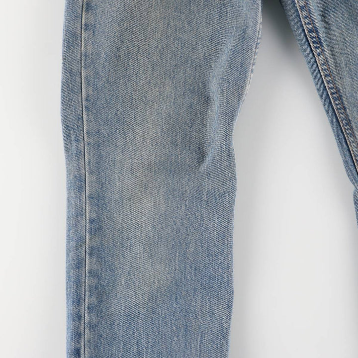 2000'S Levi's 505 Regular Fit Straight Leg Tapered Denim Pants, Made in USA, Women's Size L (W29) cotton blue type Vintage Second Hand
