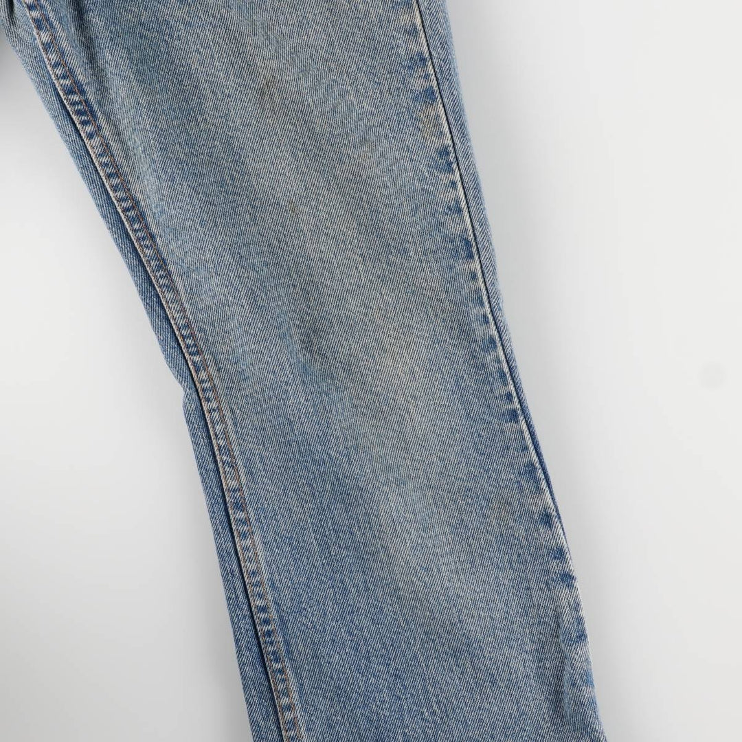 2000'S Levi's 505 Regular Fit Straight Leg Tapered Denim Pants, Made in USA, Women's Size L (W29) cotton blue type Vintage Second Hand