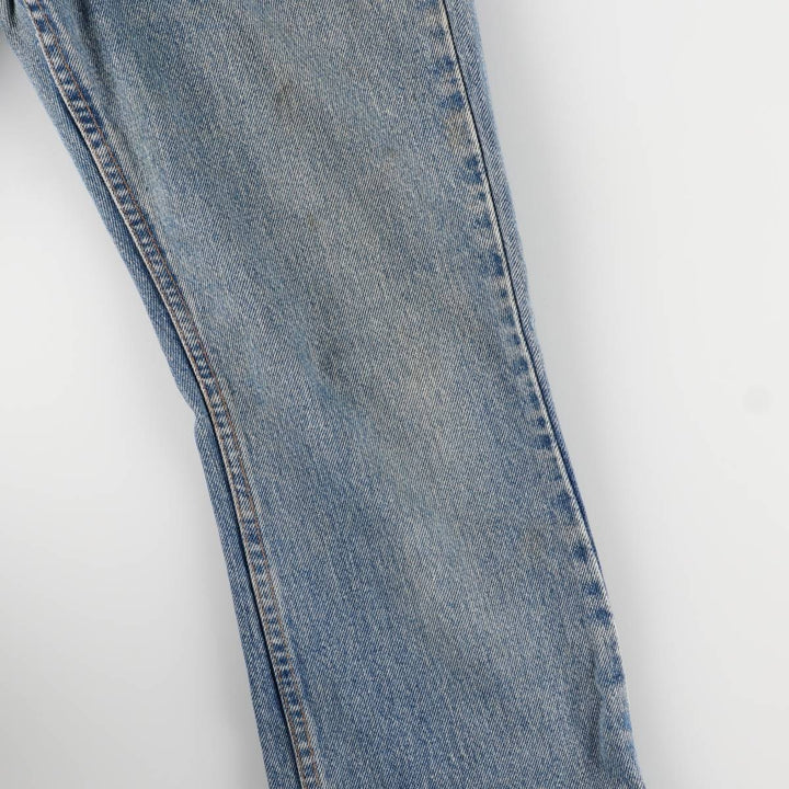 2000'S Levi's 505 Regular Fit Straight Leg Tapered Denim Pants, Made in USA, Women's Size L (W29) cotton blue type Vintage Second Hand