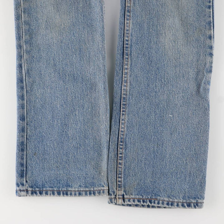 2000'S Levi's 505 Regular Fit Straight Leg Tapered Denim Pants, Made in USA, Women's Size L (W29) cotton blue type Vintage Second Hand