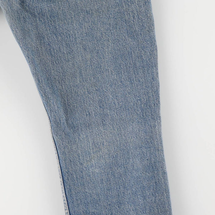 2000'S Levi's 505 Regular Fit Straight Leg Tapered Denim Pants, Made in USA, Women's Size L (W29) cotton blue type Vintage Second Hand