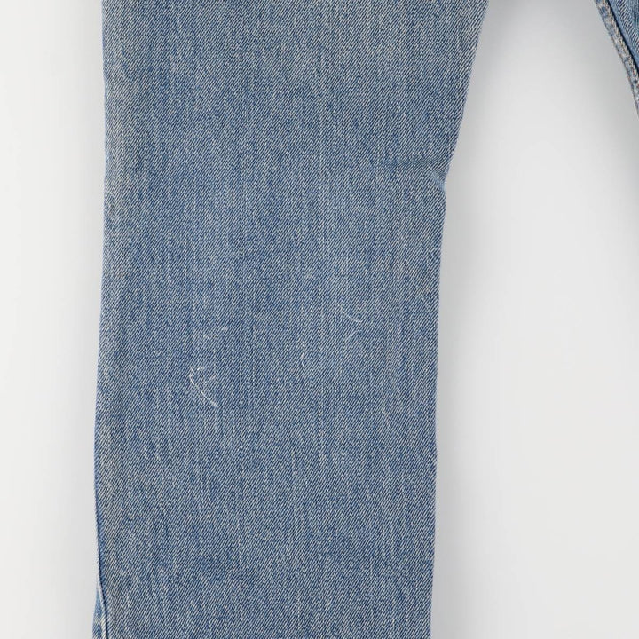 2000'S Levi's 505 Regular Fit Straight Leg Tapered Denim Pants, Made in USA, Women's Size L (W29) cotton blue type Vintage Second Hand