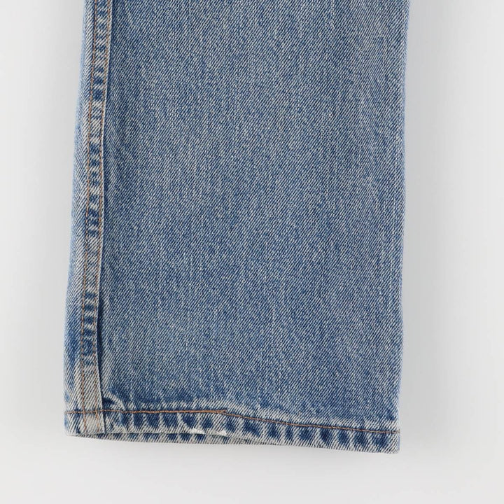 2000'S Levi's 505 Regular Fit Straight Leg Tapered Denim Pants, Made in USA, Women's Size L (W29) cotton blue type Vintage Second Hand
