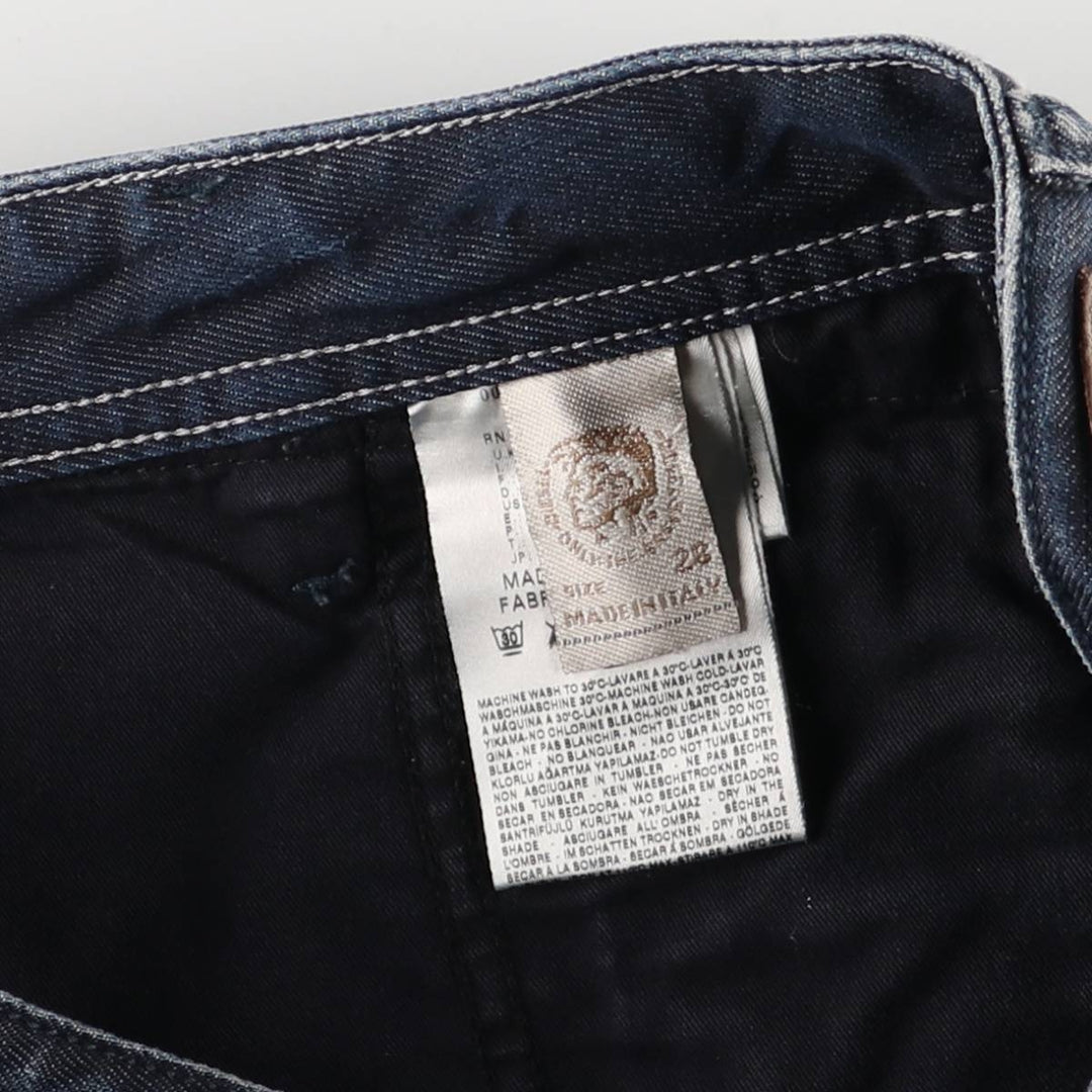 Diesel Reelack Straight Denim Pants, Made in Italy, Women's XL (W32) cotton blue type Vintage Second Hand