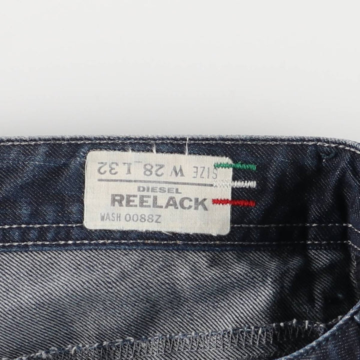 Diesel Reelack Straight Denim Pants, Made in Italy, Women's XL (W32) cotton blue type Vintage Second Hand