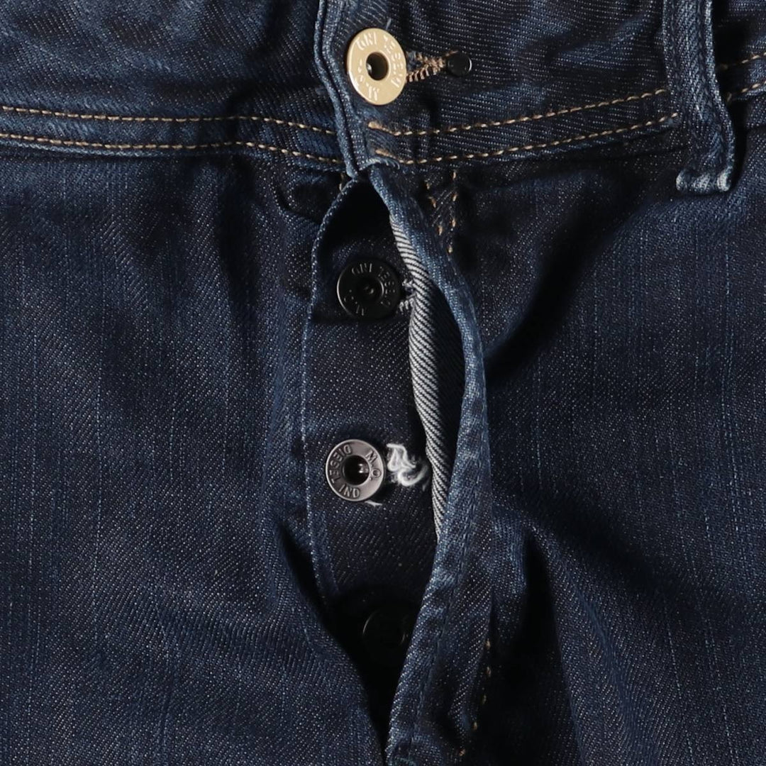 Diesel Reelack Straight Denim Pants, Made in Italy, Women's XL (W32) cotton blue type Vintage Second Hand