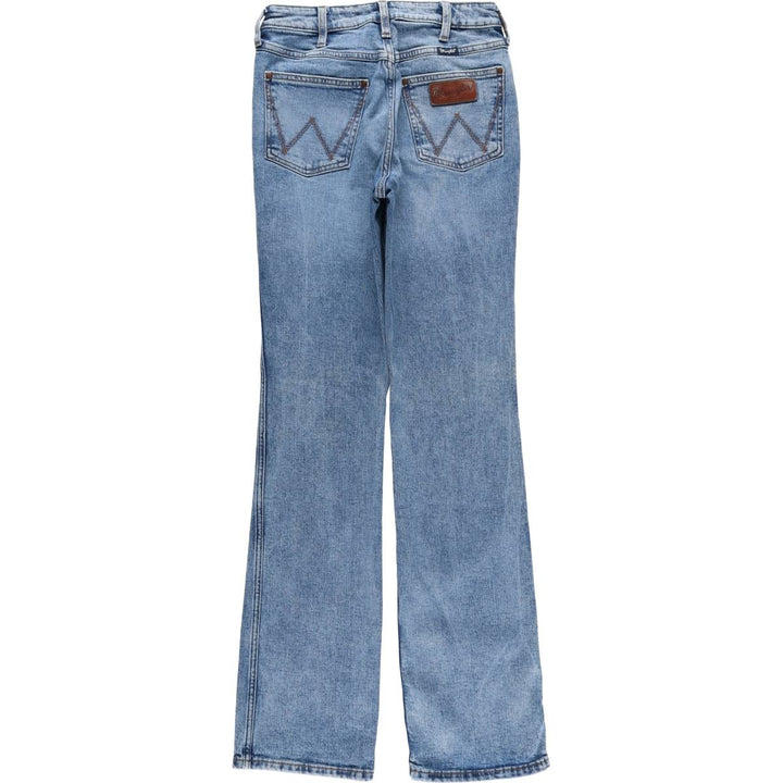 Wrangler Retro High Rise Boot, bootcut denim pants, women's size L (w28). cotton blue type Vintage Second Hand