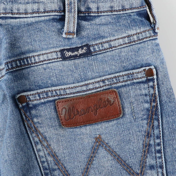 Wrangler Retro High Rise Boot, bootcut denim pants, women's size L (w28). cotton blue type Vintage Second Hand